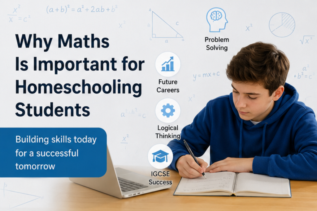 Why maths is important for homeschooling students studying IGCSE Maths online